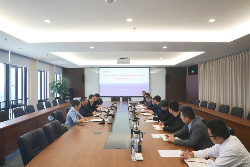 侯景濱到中國船舶重慶公司走訪(fǎng)交流
